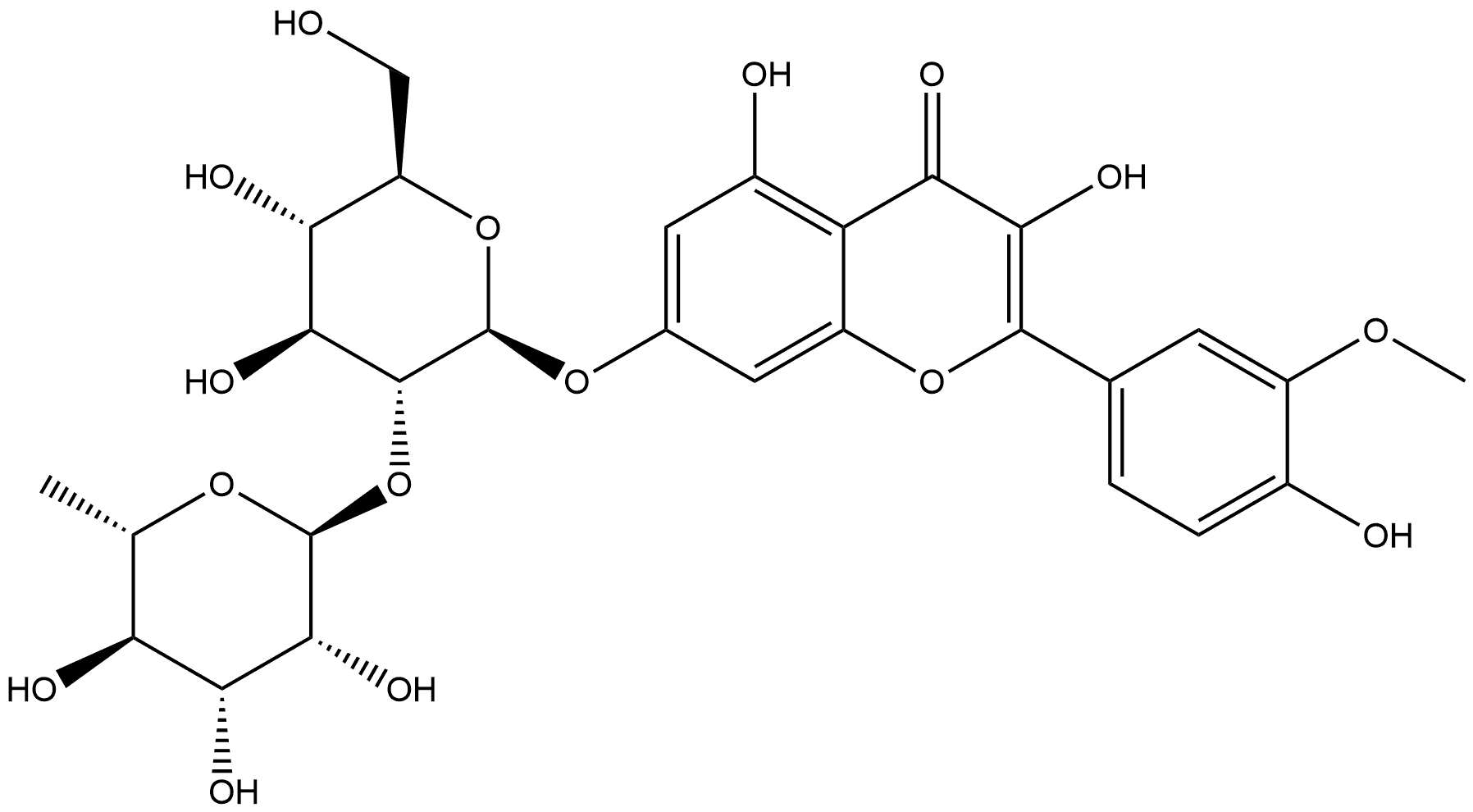 檉柳黃素 7-O-新橙皮糖苷 丨CAS No.28283-76-3