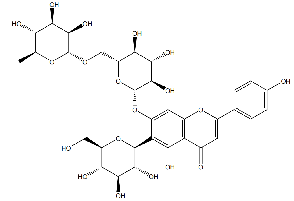 異牡荊素-7-O-蕓香糖苷 CAS No.212271-10-8