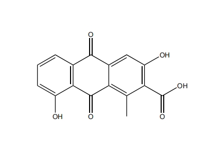 3,8-二羥基-1-甲基蒽醌-2-羧酸 | CAS No.69119-31-9