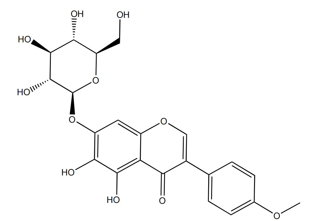 4'-甲氧基-5，6-二羥基異黃酮-7-O-β-D-葡萄糖苷 | 959960-45-3